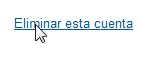 eliminar cuentaGA